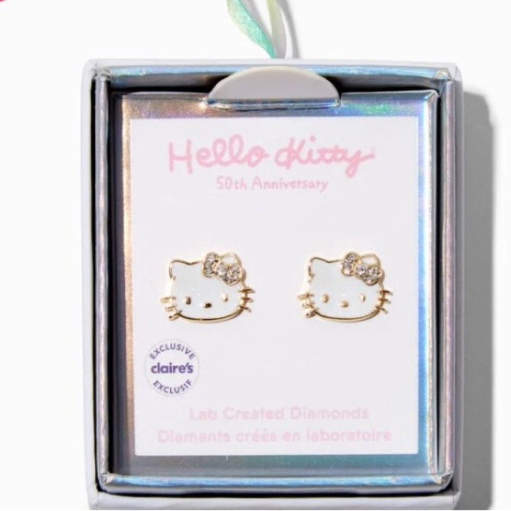 Hello Kitty earrings. NWT.